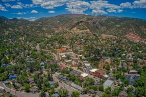 Aerial View of Downtown Manitou SpringsAerial View of Downtown Manitou Springs